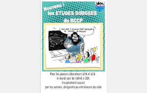 Les études dirigées du RCCP!